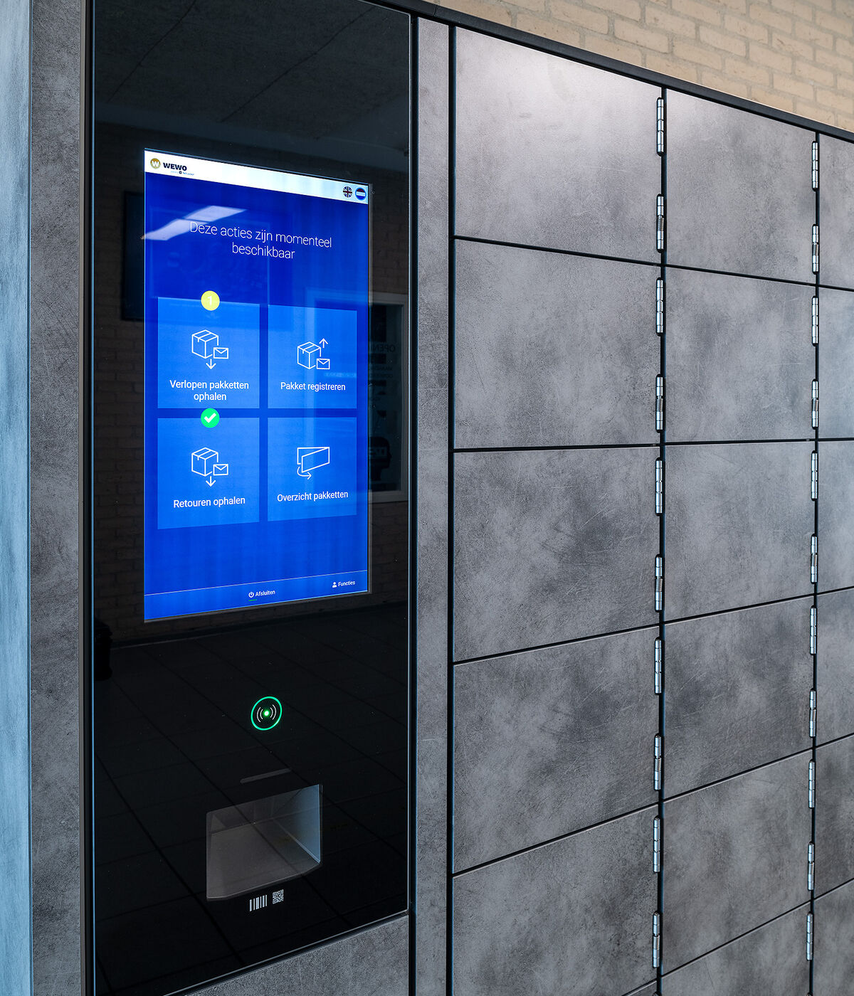 WEWO IC Volkern lockers Net Locker Uitgifte Defensie Kleding LR 10